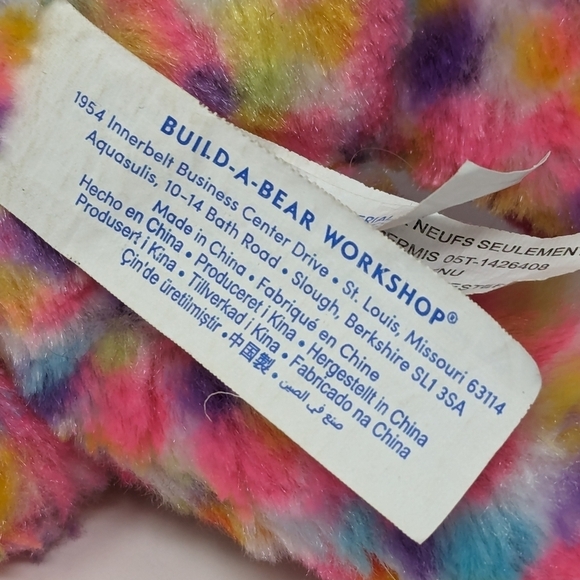 Build A Bear Confetti Cat Mini Plush Kitty Kitten Pink Buddies - Picture 4 of 4